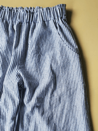 Image 2 of Black & White Stripe Suzanne Pants