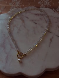 Image 1 of Opal Pearl Necklace (Gold)