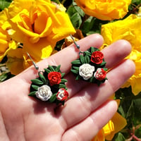 Rose Bush Earrings 