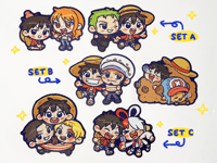 Luffy & Friends Sticker Packs