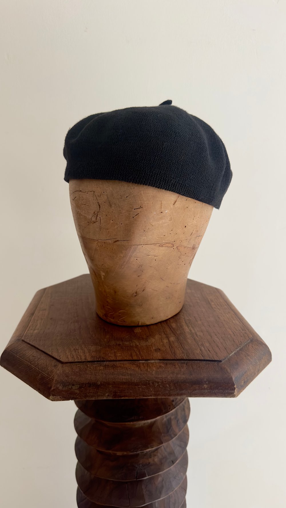 THE COTTON BERET (Black) 