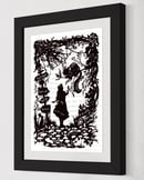 Image 3 of Alice & The Cheshire Cat A5 Luxury Print