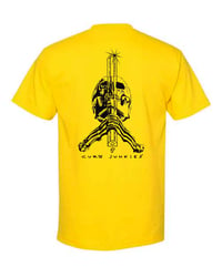 Image 1 of  CJ CURB & SKULL T-SHIRT yellow 