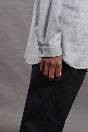 Image of BED SHIRT - Grey Linen £195.00