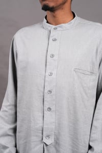 Image 11 of BED SHIRT - Grey Linen £195.00