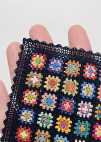 Image 3 of Roseanne Classic Granny Square Blanket in 1:12 scale