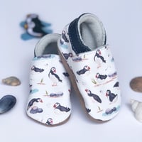 Image 2 of Puffin -  Inch Blue Soft Sole Shoes 