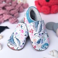 Image 1 of Magic Under The Sea - Inch Blue Soft Sole Shoes 