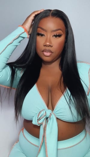 Image of Kinky Straight 9”x6” Lace Closure Wig in 22”