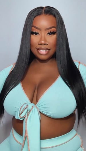Image of Kinky Straight 9”x6” Lace Closure Wig in 22”