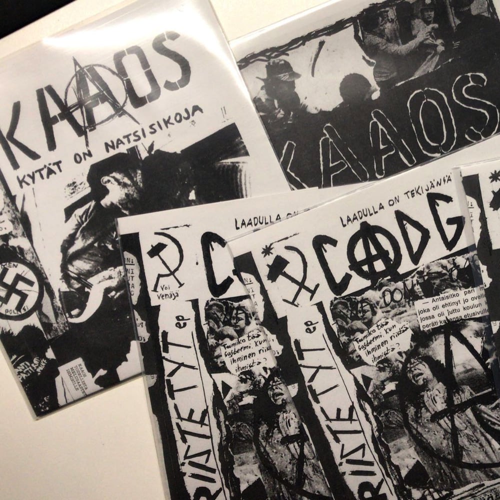 KAAOS /CADGERS - Kytät On Natsisikoja / Kaaosta Tää Maa Kaipaa EP