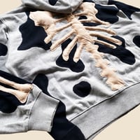 Image 8 of REWORKED NIKE FLOW 3D SKELETON ZIPHOODIE SIZE L BOXY