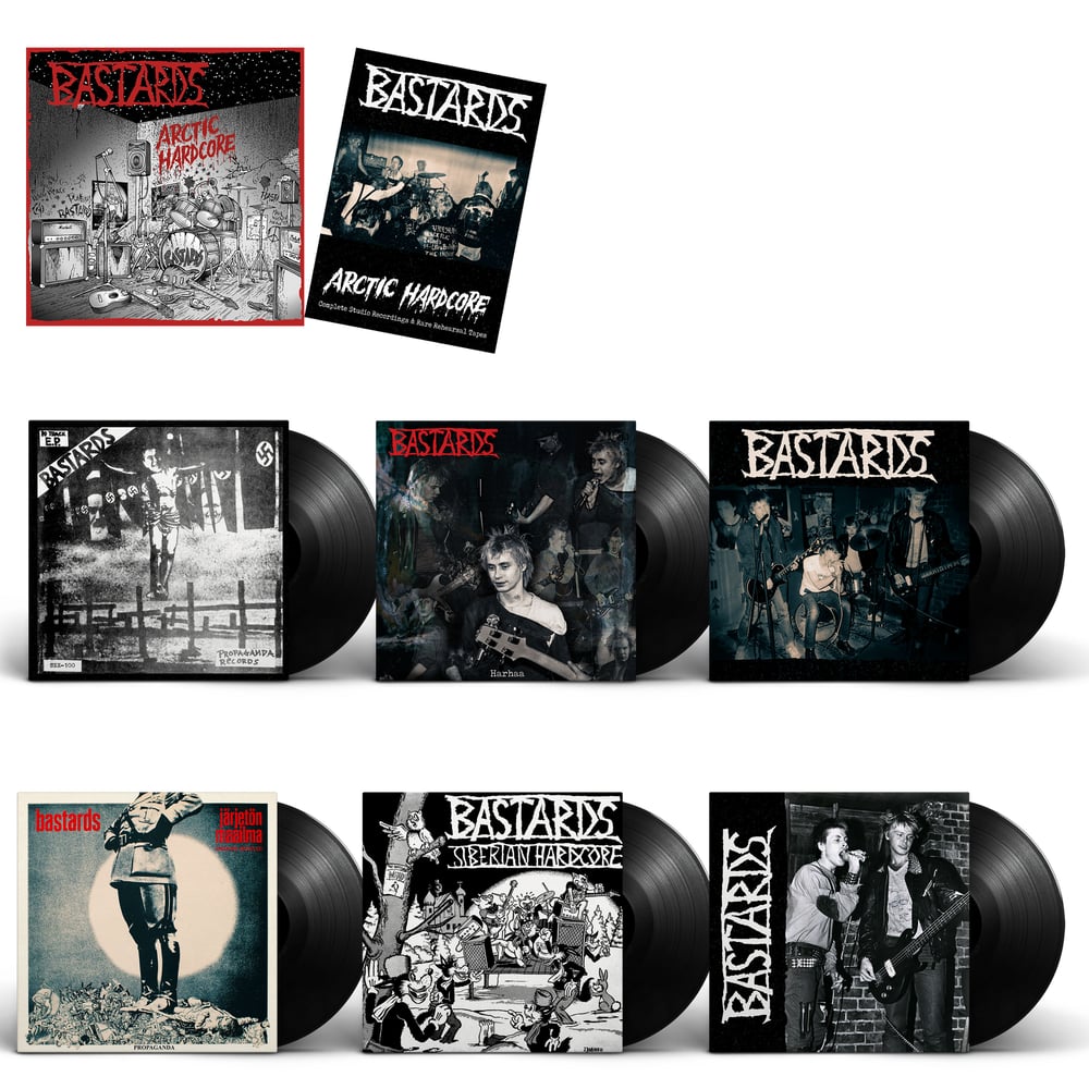 BASTARDS - Arctic Hardcore – Complete Studio Recordings 6 LP Box + 7"