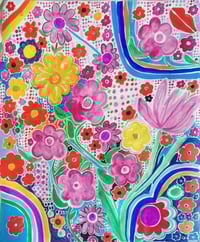 Pink Flowers in Grid 2020