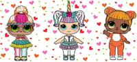LOL Surprise Dolls Double Sided Uv Dtf Wrap   W0812
