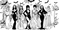 Horror Ladies Halloween  W0817