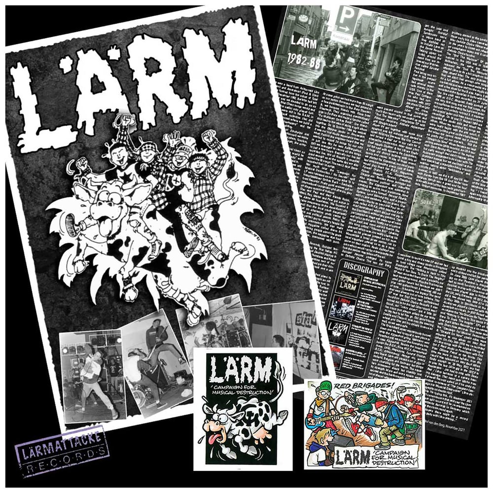 LÄRM / STANX – Campaign For Musical Destruction / No Secrets LP