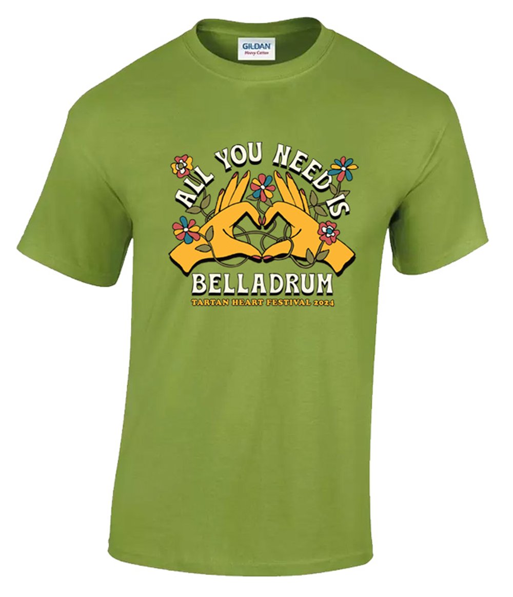 Bella '24 Adult  "All You Need" T-shirt (Kiwi)