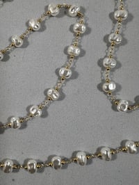 Image 2 of Small irregular shaped Pearl  Necklace