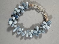 Image 1 of Teardrop opal stones bracelet