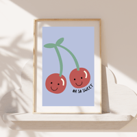 Image 3 of Happy Cherries Print