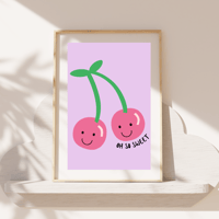 Image 4 of Happy Cherries Print