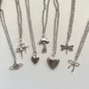 silver pendant necklaces