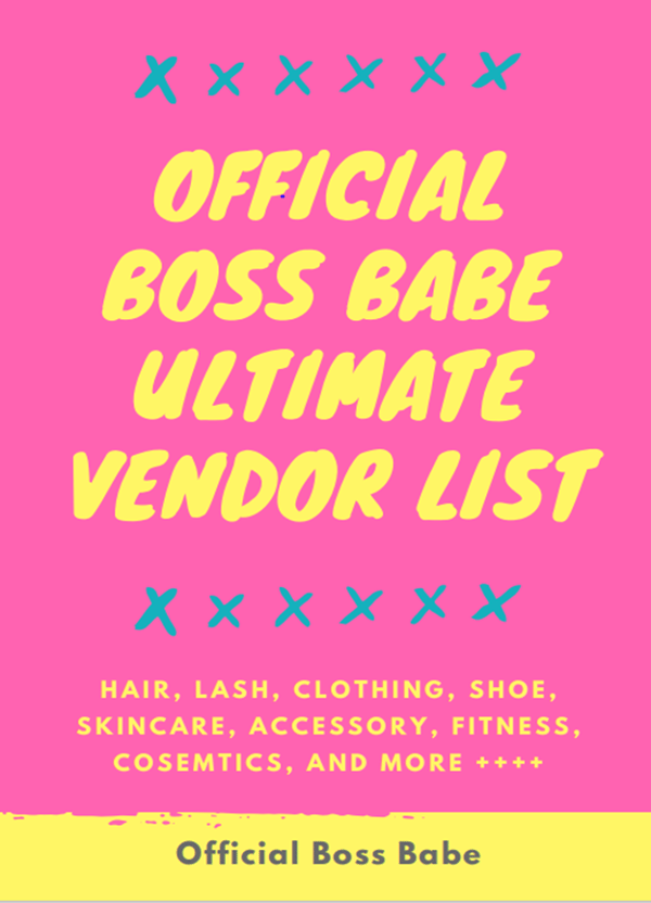 Image of Boss Babe Ultimate Vendor List Ebook