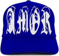Amor Trucker Hat (Blue)