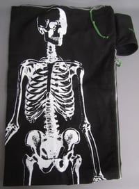 Image 1 of Vivienne Westwood Manifesto Propoganda black cotton canvas cross body bag