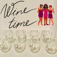 Image 1 of Personalized Stemless Wine Glass