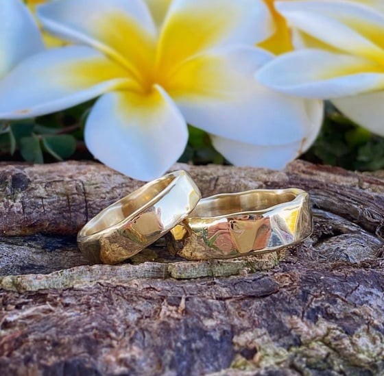 Image of Custom wedding rings for McKenna and Mark