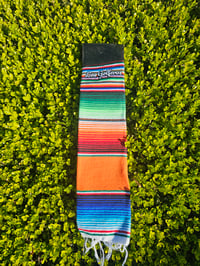 Image 2 of La Chingona - Sarape Golf Towel - Naranja (Orange)