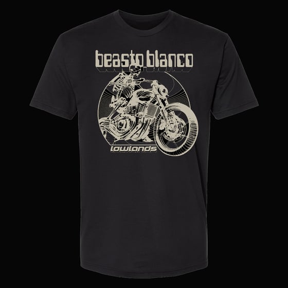 Image of OFFICIAL - BEASTO BLANCO - "LOWLANDS" UNISEX BLACK SHIRT