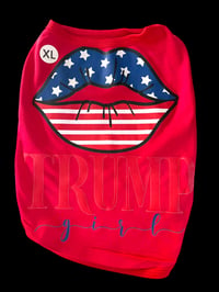 Image of Trump Girl Lips Dog shirt