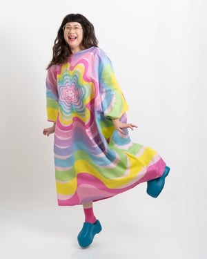 Image of FUZZY LOGIC: Big Feelings Dress - Pastel