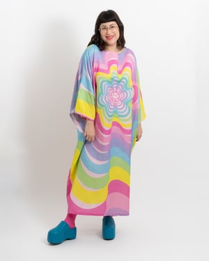 Image of FUZZY LOGIC: Big Feelings Dress - Pastel