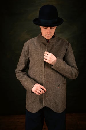 Image of Chinwest Jacket Brown Herringbone £460.00