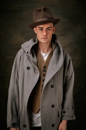 Image of FISHERMAN COAT Stone wool £580.00