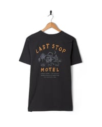 Image 1 of Saltrock last stop motel  T-shirt , grey 