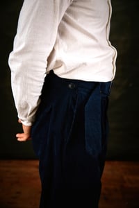 Image 6 of Orbal Trouser - Navy corduroy £275.00 only 32" Available