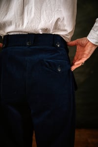 Image 7 of Orbal Trouser - Navy corduroy £275.00 only 32" Available