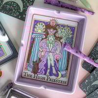 Image 1 of High Priestess Tarot Card Ashtray 