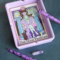 Image 2 of High Priestess Tarot Card Ashtray 