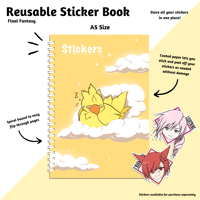 Image 2 of Chocobo Reusable Sticker Book Album