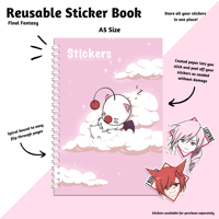 Image 2 of Moogle Reusable Sticker Book Album