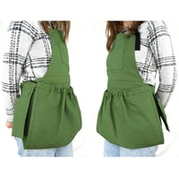 Image 3 of NEW! Gardeners Apron with Pouch Pocket & Special Pockets for Secateurs and Phone. Green Canvas 26:1