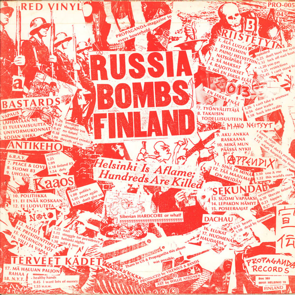 va - Propaganda - Russia Bombs Finland  LP