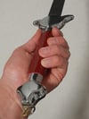 SET - Training Tai Chi Jian Blunt Steel Sword + Carrying Bag Martial Arts Knives Sticks MMA Wu Shu