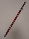 SET - Training Tai Chi Jian Blunt Steel Sword + Carrying Bag Martial Arts Knives Sticks MMA Wu Shu